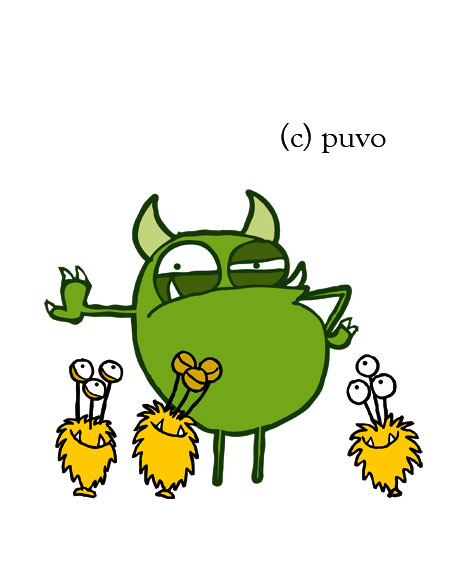 Monster - Charakterdesign von puvo productions