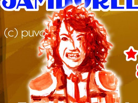 Plakat für das Festival "Girls in Front" 2010 in der Moritzbastei Leipzig, Design von puvo productions