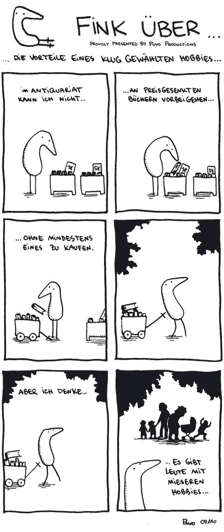 Fink über Hobbies Fink über Hobbies - Comic von puvo productions