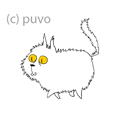 Blitzi läuft animierte Katze von puvo productions