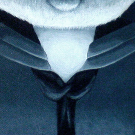 Katzenportrait, Acrylmalerei von puvo productions