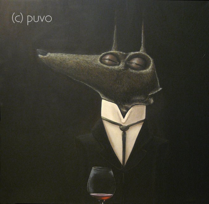 bei Tagesanbruch, Acrylgemälde von puvo productions