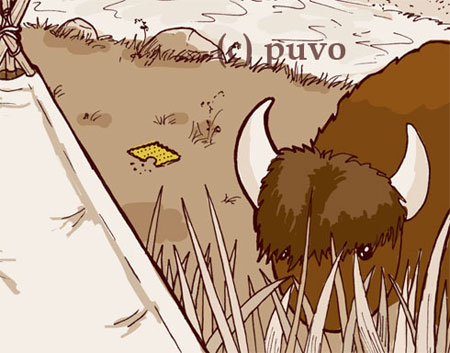 Tipi. Tipi. Ausschnitt einer Illustration von puvo productions