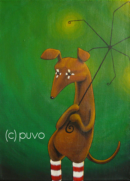 Karneval 2, Acrylmalerei von puvo productions