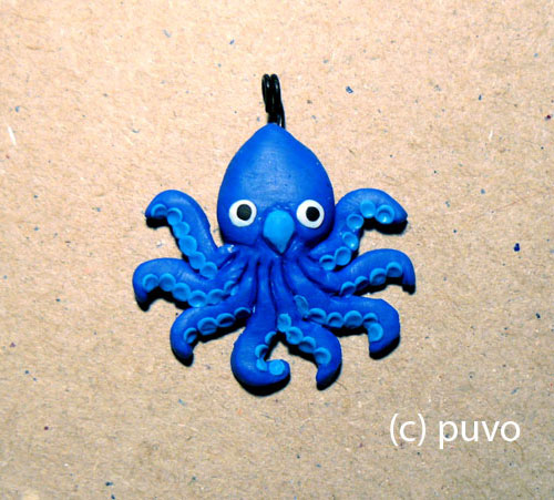 Krake aus Fimo von puvo productions