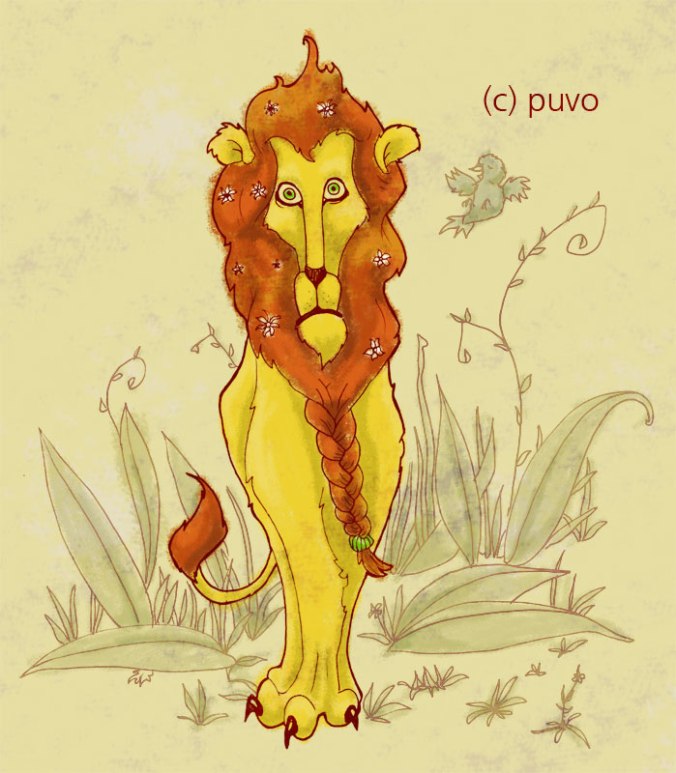 Dem König wird was eingeflüstert. Skizze von puvo productions