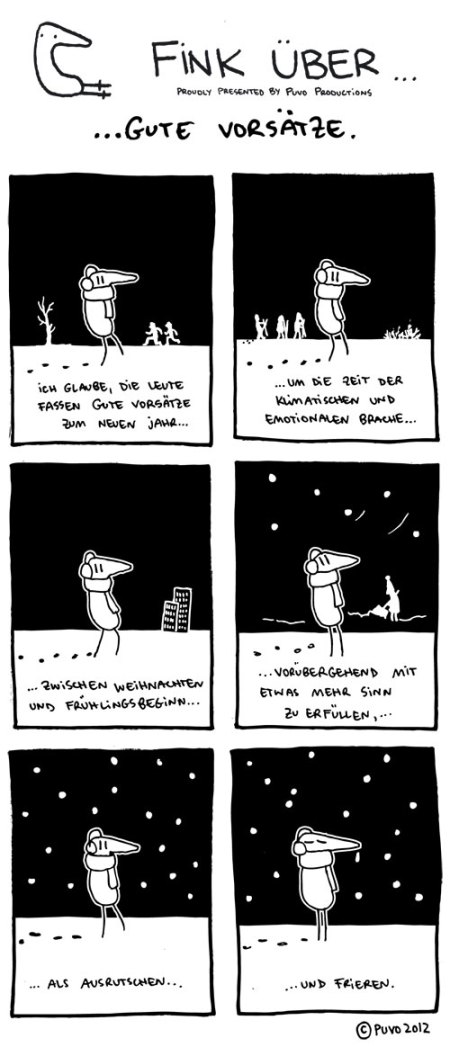 Fink über... Gute Vorsätze