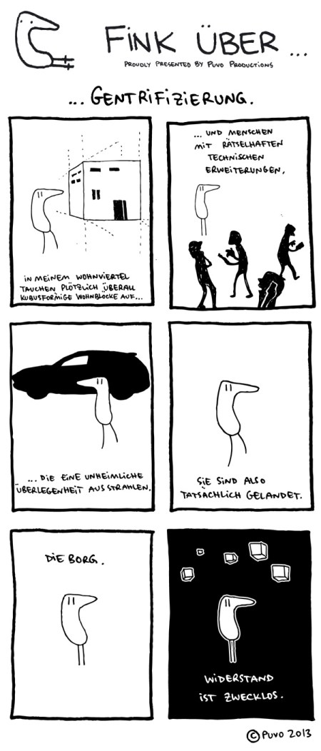 Fink über Gentrifizierung.
