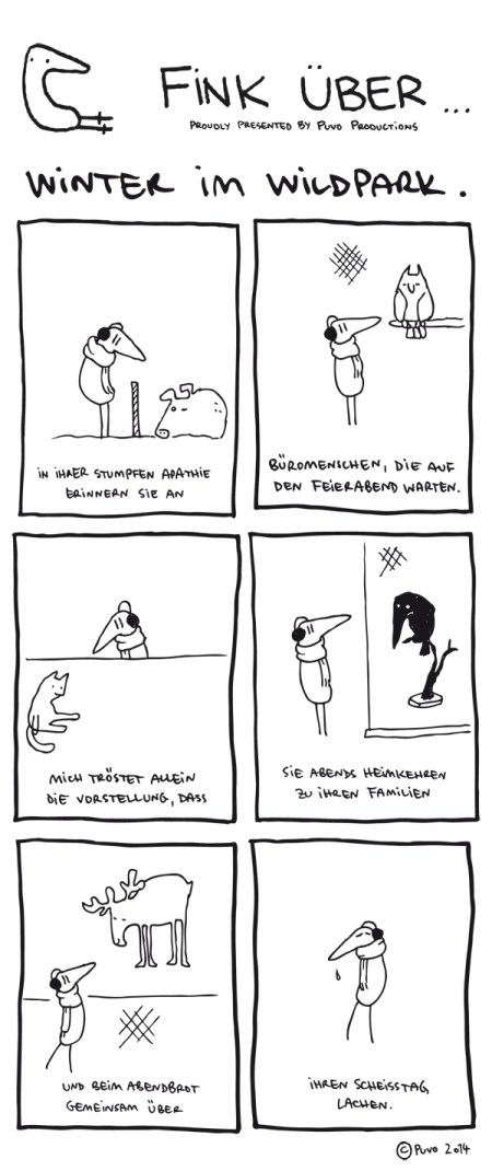 Fink über... Winter im Wildpark.