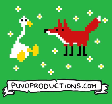 Pixelfuchs und Pixelgans