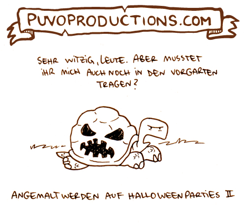 Angemaltwerden auf Halloweenparties.