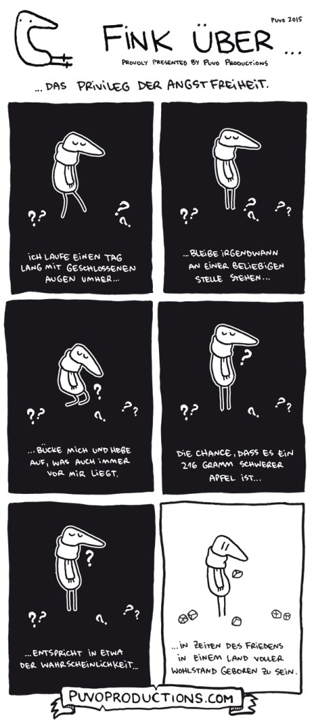 Fink über... das Privileg der Angstfreiheit