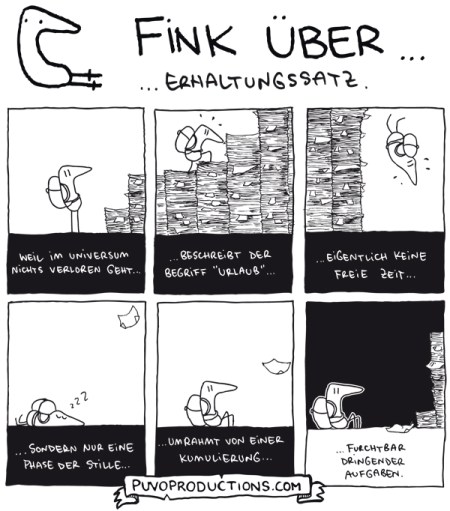 Fink über... Erhaltungssatz.