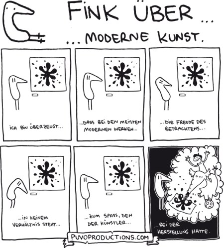 Fink über morderne Kunst