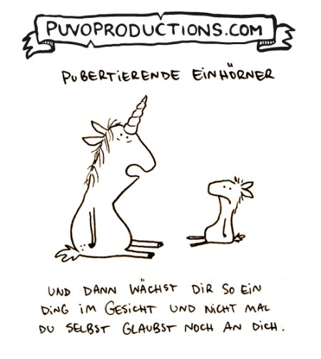 Pubertät.