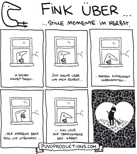 Fink über... stille Momente im Herbst.