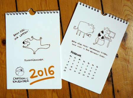 Cartoonkalender 2016