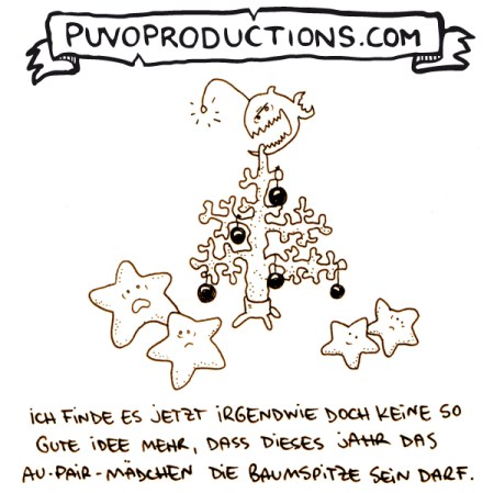 Weihnachtsbaumspitze.