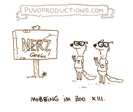 Mobbing im Zoo 13: Nerz