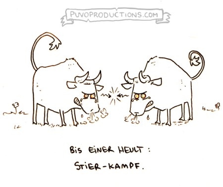 Stier-Kampf.