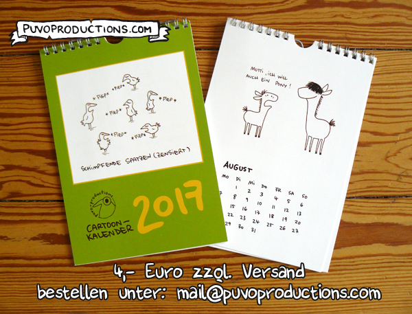 Cartoonkalender 2017